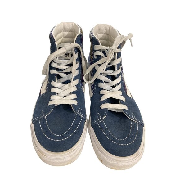 Vans 507698 unisex  Size W8 M6.5 Aztec Pattern Canvas hi-top skate Sneakers - Picture 1 of 7